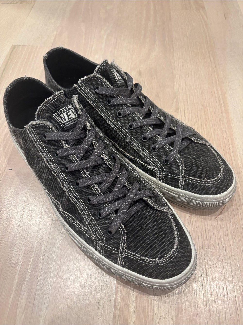 Nothing New men’s canvas sneakers size 12.5